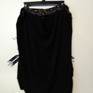 3x leopard trim beaded crop from torrid with key h